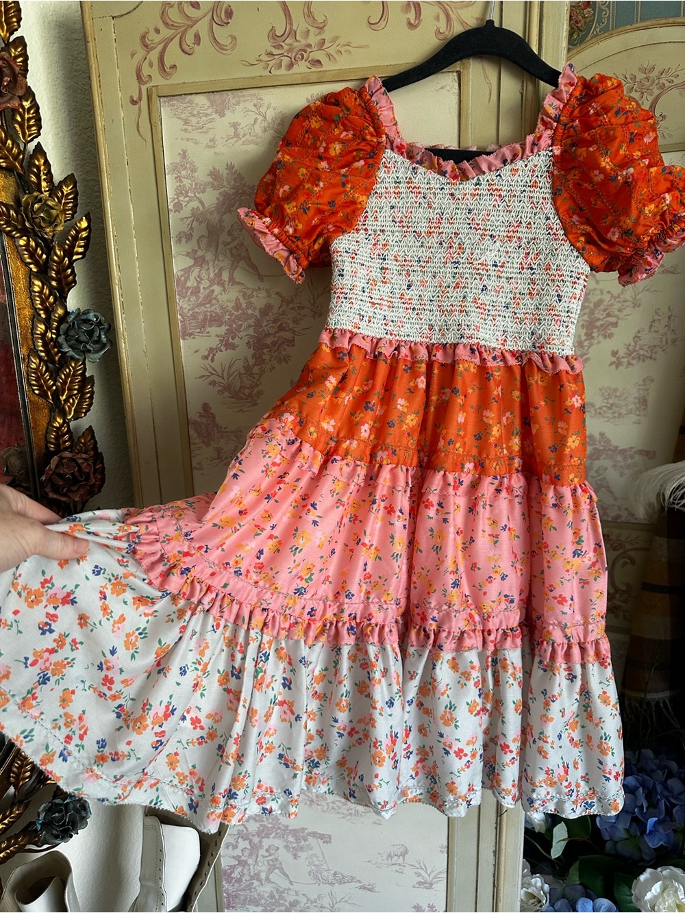 Ivy City Co Emily Dress in Sorbet girls